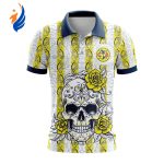LIGA MX Club America Special Dia De Muertos Design Polo Gift for Men Women LIGA MX Club America Special Dia De Muertos Design Polo Gift for Men Women