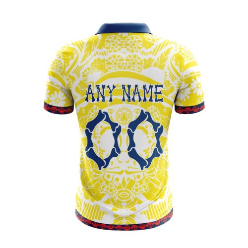 LIGA MX Club America Special Dia De Muertos Design Polo Gift for Men Women