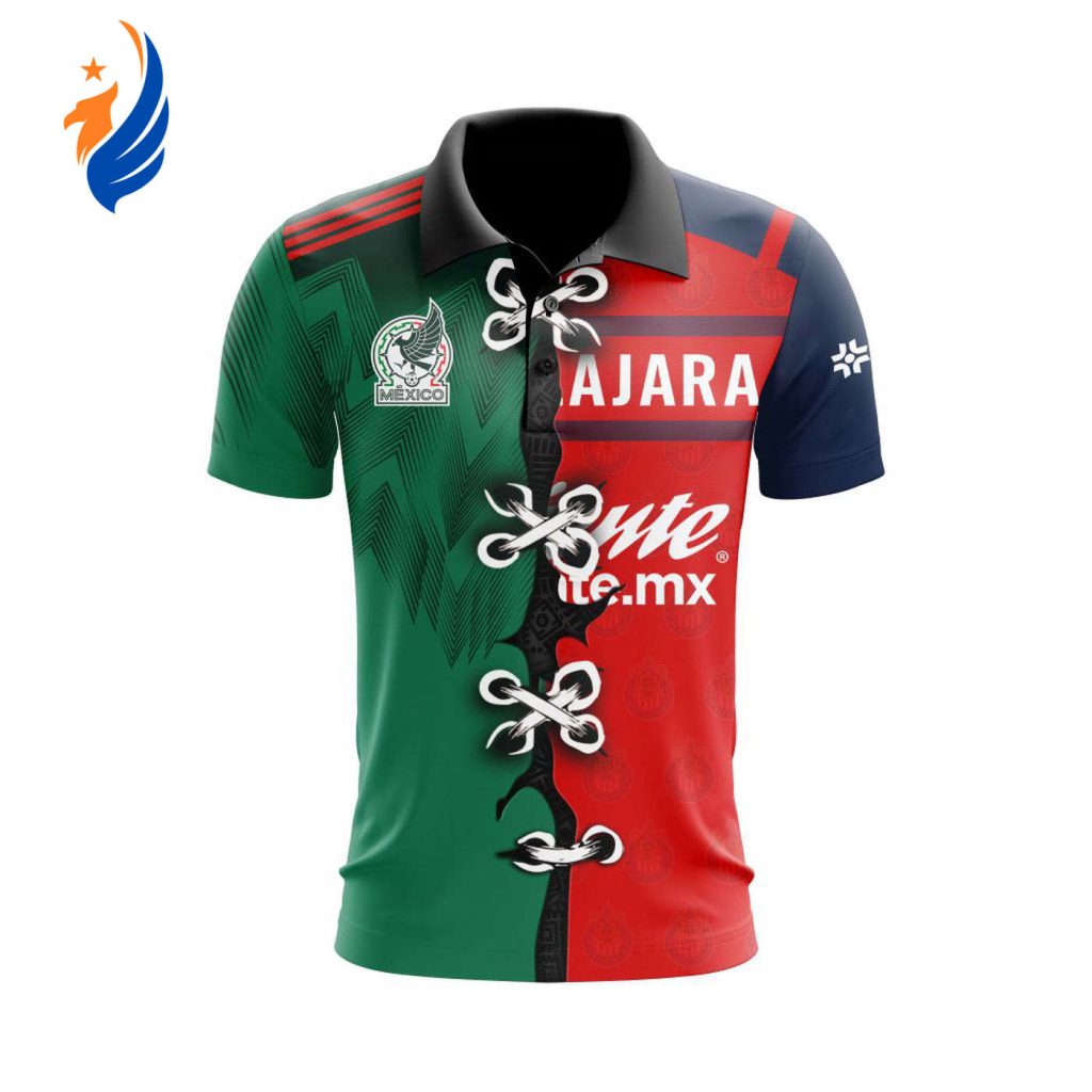 LIGA MX Club Chivas Guadalajara Third Mix Mexico 2022 Polo LIGA MX Club Chivas Guadalajara Third Mix Mexico 2022 Polo