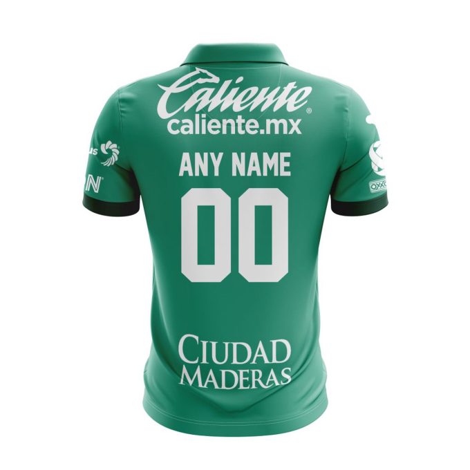 LIGA MX Club Leon 2023 – 2024 Home Polo