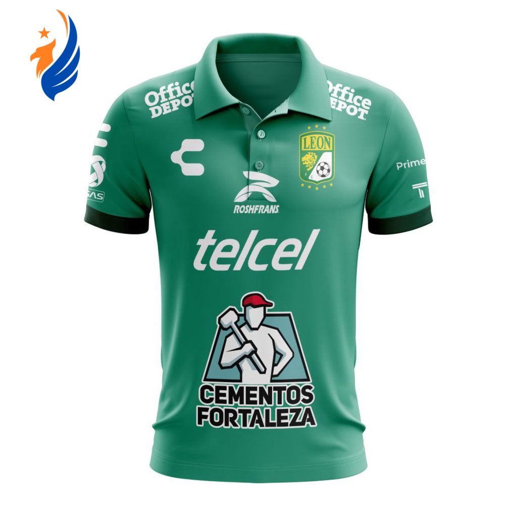 LIGA MX Club Leon 2023 – 2024 Home Polo LIGA MX Club Leon 2023 – 2024 Home Polo