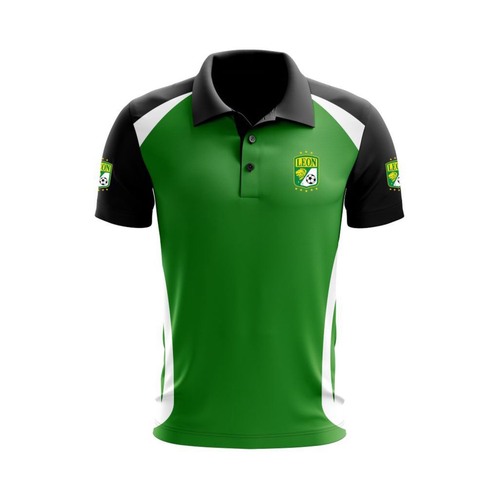 Liga MX Club León Fútbol Polo Shirt Liga MX Club León Fútbol Polo Shirt
