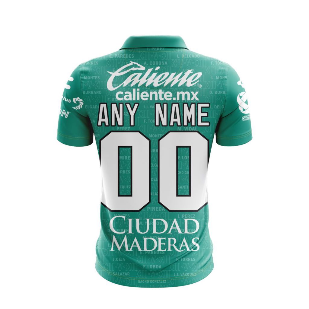 LIGA MX Club Leon Home Polo 2022/2023 LIGA MX Club Leon Home Polo 2022/2023