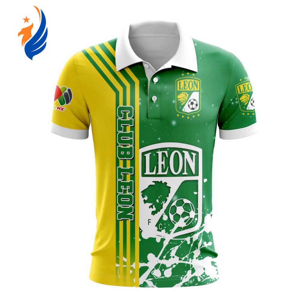 LIGA MX Club Leon New Design Polo For Fan Gift for Men Women LIGA MX Club Leon New Design Polo For Fan Gift for Men Women