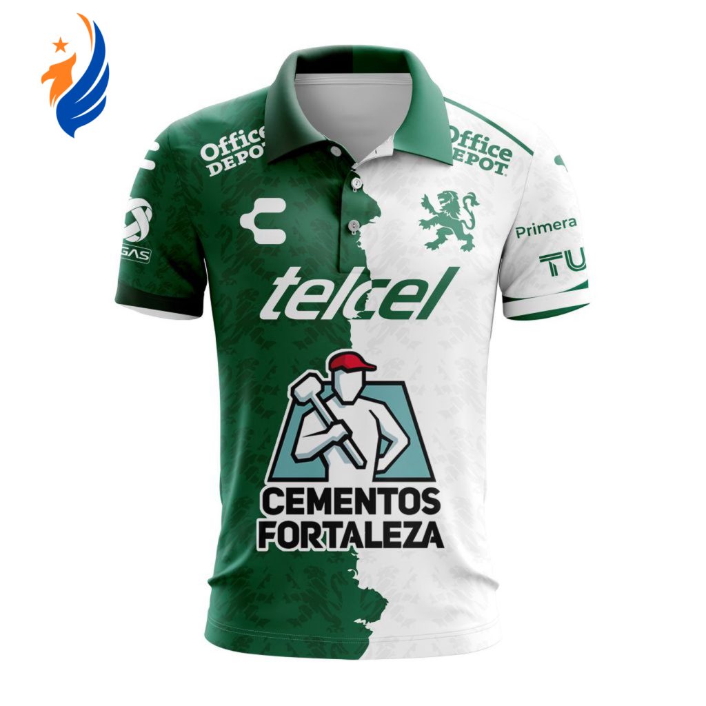 LIGA MX Club Leon Personalized 2024-2025 Home Mix Away Design Polo LIGA MX Club Leon Personalized 2024-2025 Home Mix Away Design Polo
