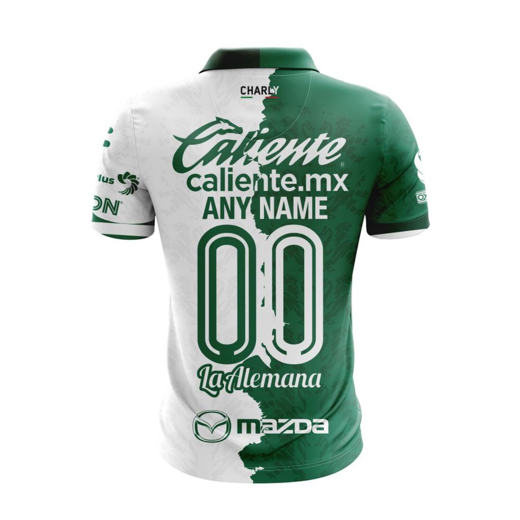 LIGA MX Club Leon Personalized 2024-2025 Home Mix Away Design Polo LIGA MX Club Leon Personalized 2024-2025 Home Mix Away Design Polo