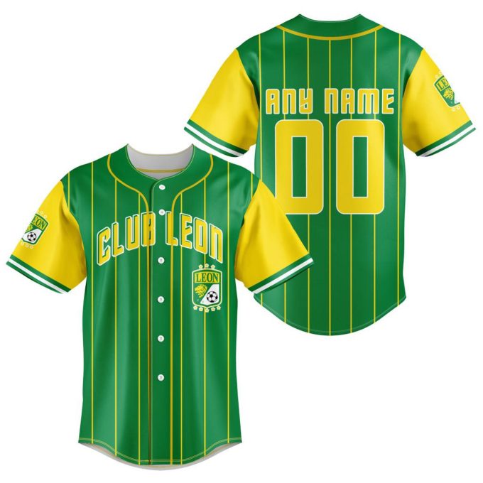 LIGA MX Club Leon Special Baseball Jersey Gift for Men Women