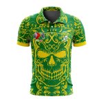 LIGA MX Club Leon Special Dia De Muertos Design Polo Gift for Men Women
