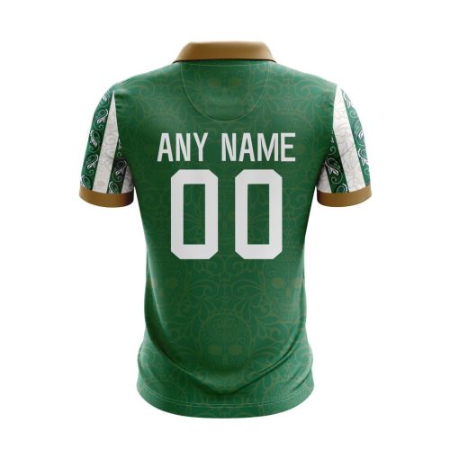 LIGA MX Club Leon Special Dia De Muertos Design Polo Gift for Men Women