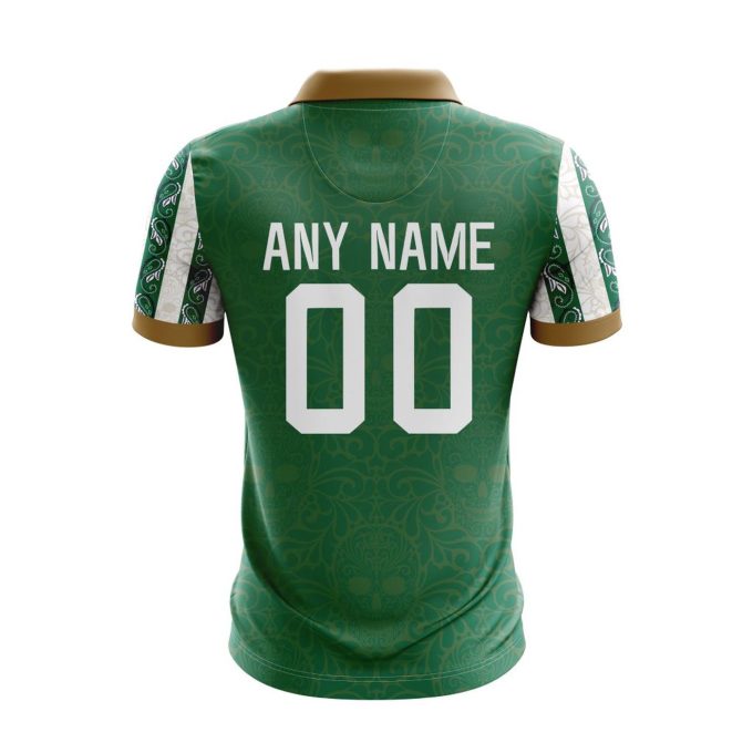 LIGA MX Club Leon Special Dia De Muertos Design Polo Gift for Men Women