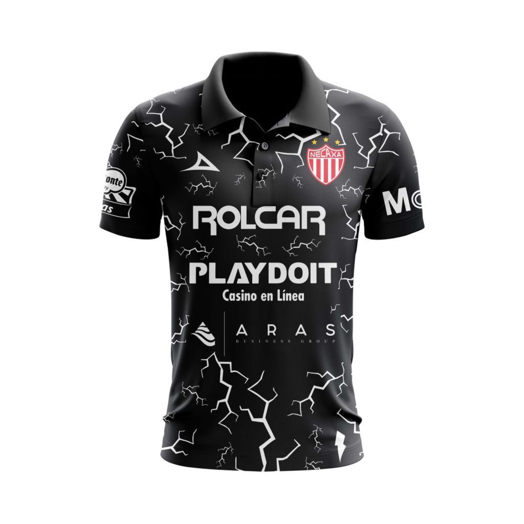 Liga MX Club Necaxa Aways 2021-2022 Polo Liga MX Club Necaxa Aways 2021-2022 Polo