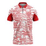 LIGA MX Club Necaxa Personalized Zipper Polo Gift for Men Women