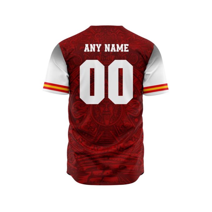 LIGA MX Club Necaxa Special Aztec Design Baseball Jersey Gift for Men Women