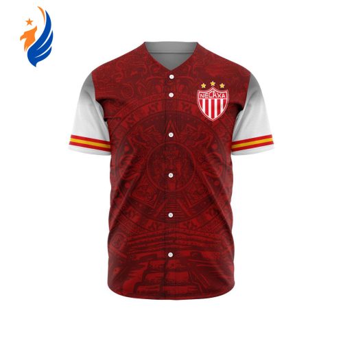 LIGA MX Club Necaxa Special Aztec Design Baseball Jersey Gift for Men Women