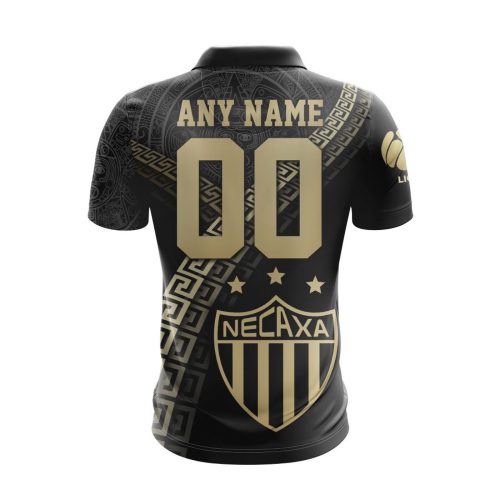 LIGA MX Club Necaxa Special Black And Gold Design Polo