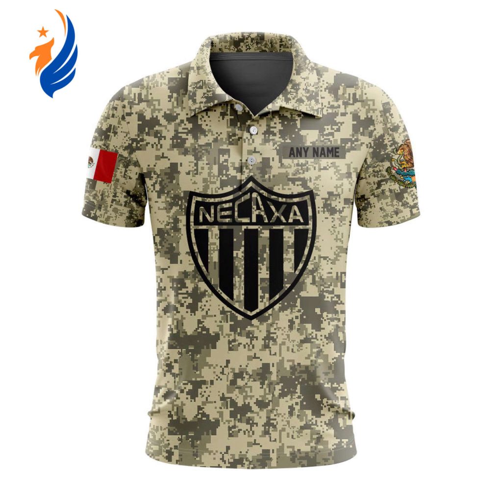 LIGA MX Club Necaxa Special Camo Design Polo Gift for Men Women LIGA MX Club Necaxa Special Camo Design Polo Gift for Men Women