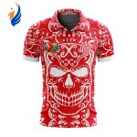 LIGA MX Club Necaxa Special Dia De Muertos Design Polo Gift for Men Women LIGA MX Club Necaxa Special Dia De Muertos Design Polo Gift for Men Women