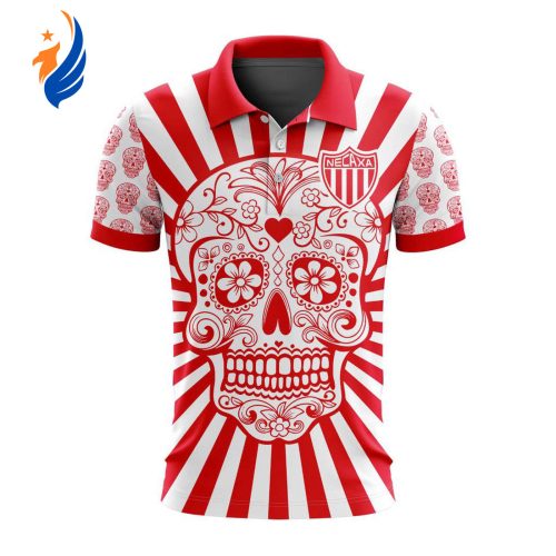 LIGA MX Club Necaxa Special Dia De Muertos Design Polo Gift for Men Women