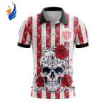 LIGA MX Club Necaxa Special Dia De Muertos Design Polo Gift for Men Women LIGA MX Club Necaxa Special Dia De Muertos Design Polo Gift for Men Women