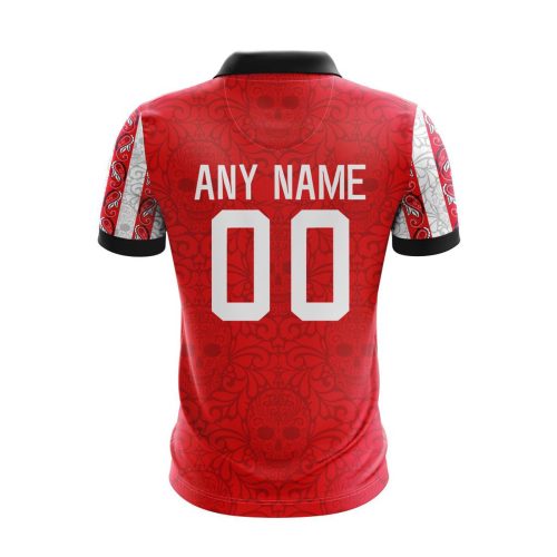 LIGA MX Club Necaxa Special Dia De Muertos Design Polo Gift for Men Women