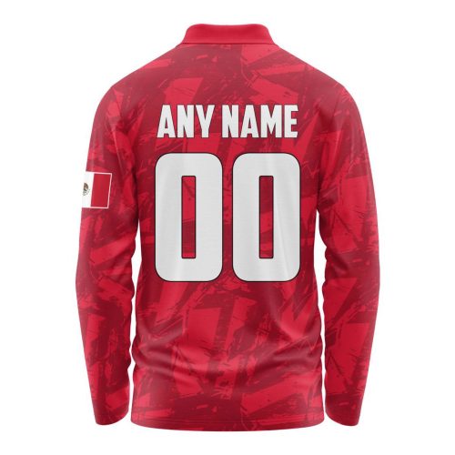 LIGA MX Club Necaxa Special Long Sleeve Polo Design Kits Gift for Men Women 3d Printed Hoodie