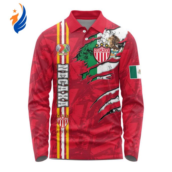 LIGA MX Club Necaxa Special Long Sleeve Polo Design Kits Gift for Men Women 3d Printed Hoodie LIGA MX Club Necaxa Special Long Sleeve Polo Design Kits Gift for Men Women 3d Printed Hoodie