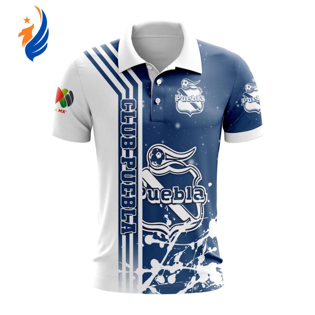 LIGA MX Club Puebla New Design Polo For Fan Gift for Men Women LIGA MX Club Puebla New Design Polo For Fan Gift for Men Women
