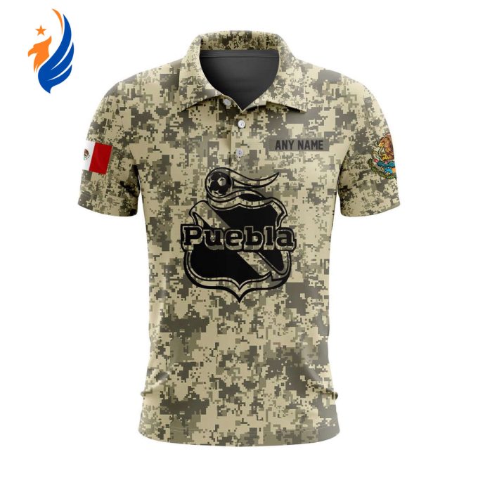 LIGA MX Club Puebla Special Camo Design Polo Gift for Men Women LIGA MX Club Puebla Special Camo Design Polo Gift for Men Women