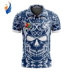 LIGA MX Club Puebla Special Dia De Muertos Design Polo Gift for Men Women LIGA MX Club Puebla Special Dia De Muertos Design Polo Gift for Men Women