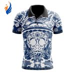 LIGA MX Club Puebla Special Dia De Muertos Design Polo Gift for Men Women LIGA MX Club Puebla Special Dia De Muertos Design Polo Gift for Men Women
