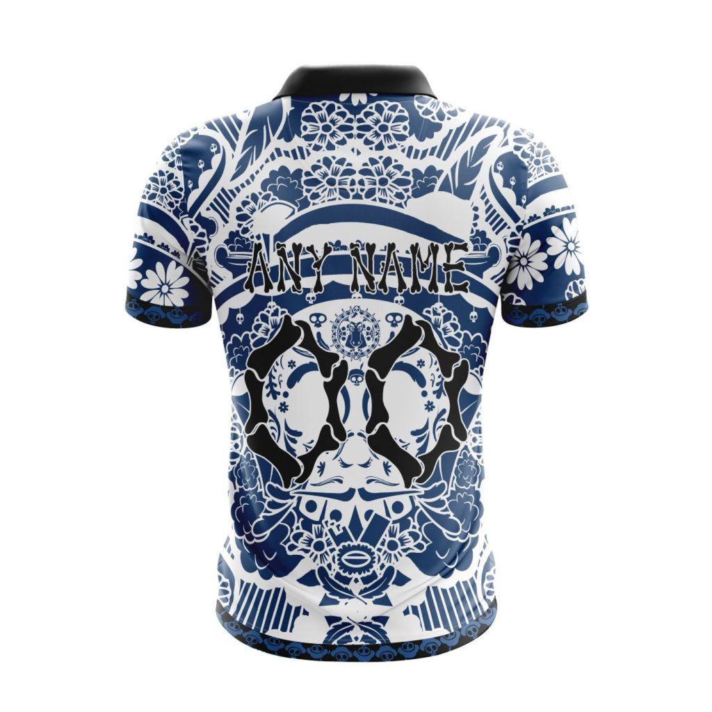 LIGA MX Club Puebla Special Dia De Muertos Design Polo Gift for Men Women LIGA MX Club Puebla Special Dia De Muertos Design Polo Gift for Men Women