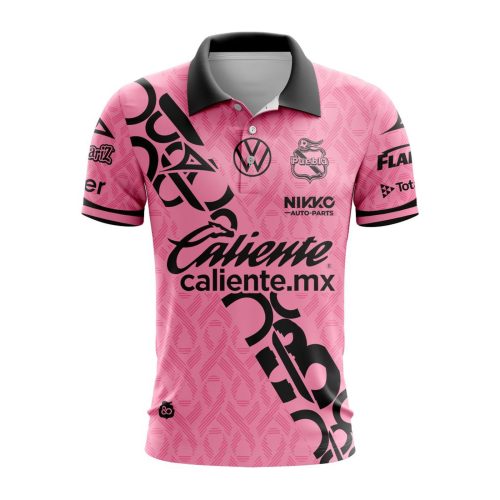 LIGA MX Club Puebla Special Home In Pink Kits Design Polo Gift for Men Women 3d Printed Hoodie
