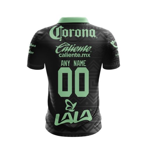 LIGA MX Club Santos Laguna 2023-2024 Away Aztec Design Polo