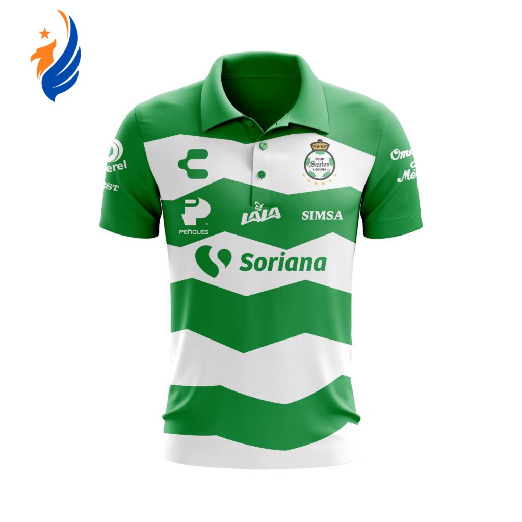 LIGA MX Club Santos Laguna 2023 – 2024 Home Polo LIGA MX Club Santos Laguna 2023 – 2024 Home Polo