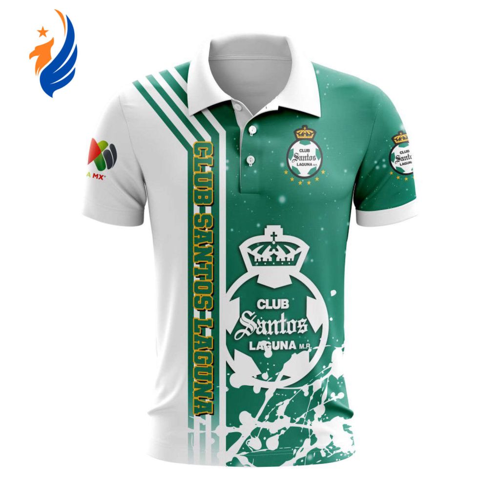 LIGA MX Club Santos Laguna New Design Polo For Fan Gift for Men Women LIGA MX Club Santos Laguna New Design Polo For Fan Gift for Men Women