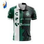 LIGA MX Club Santos Laguna Personalized 2024-2025 Home Mix Away Design Polo LIGA MX Club Santos Laguna Personalized 2024-2025 Home Mix Away Design Polo