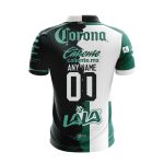 LIGA MX Club Santos Laguna Personalized 2024-2025 Home Mix Away Design Polo LIGA MX Club Santos Laguna Personalized 2024-2025 Home Mix Away Design Polo