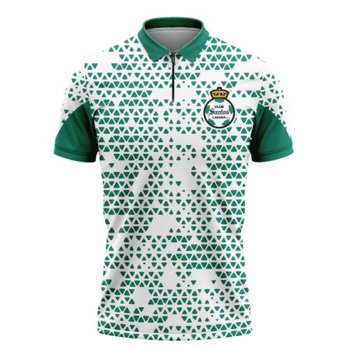 LIGA MX Club Santos Laguna Personalized Zipper Polo Gift for Men Women