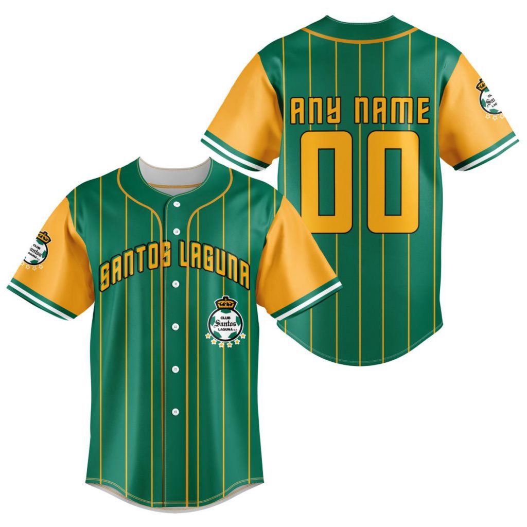 LIGA MX Club Santos Laguna Special Baseball Jersey Gift for Men Women LIGA MX Club Santos Laguna Special Baseball Jersey Gift for Men Women
