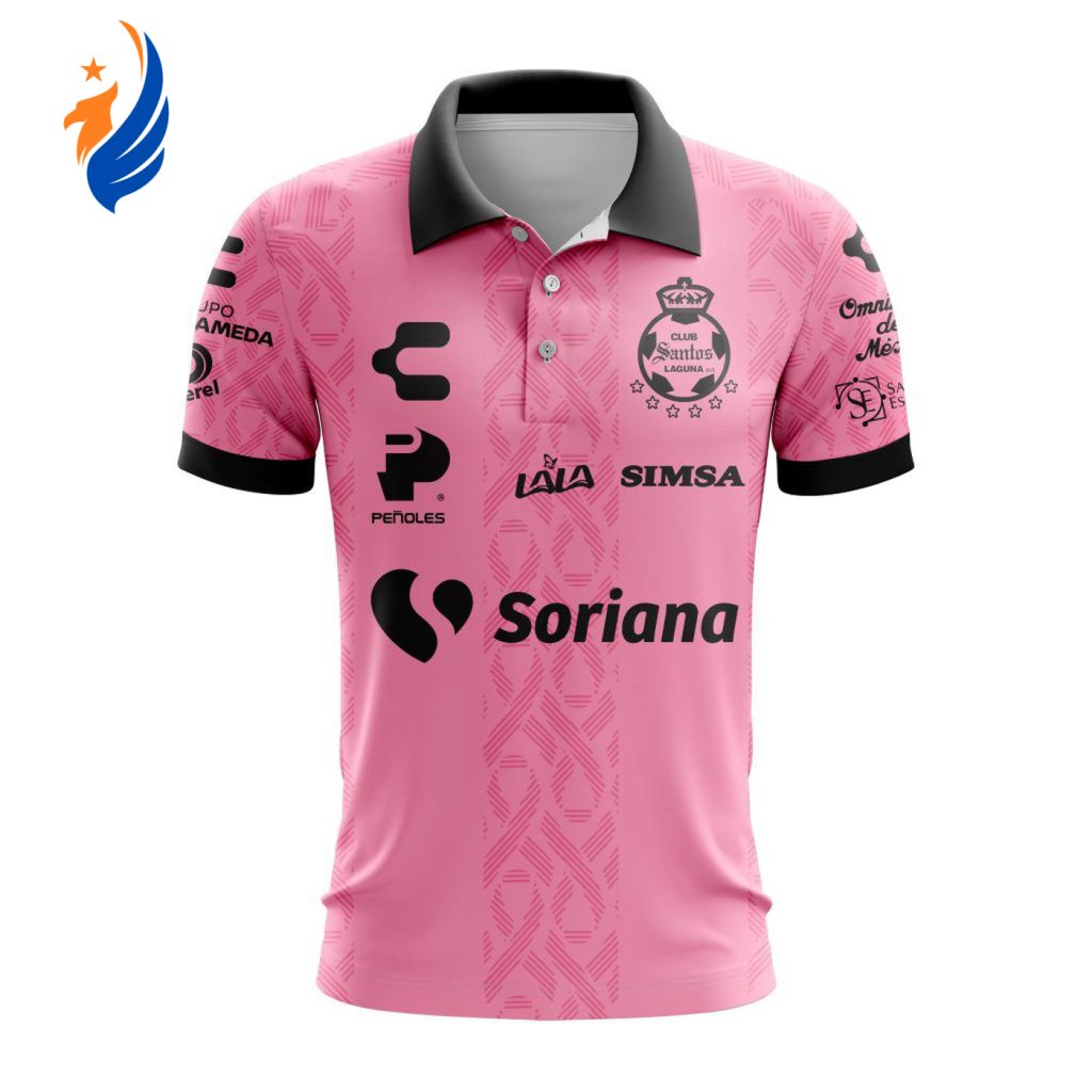 LIGA MX Club Santos Laguna Special Home In Pink Kits Design Polo Gift for Men Women 3d Printed Hoodie LIGA MX Club Santos Laguna Special Home In Pink Kits Design Polo Gift for Men Women 3d Printed Hoodie