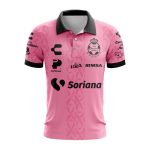 LIGA MX Club Santos Laguna Special Home In Pink Kits Design Polo Gift for Men Women 3d Printed Hoodie