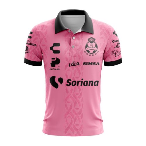 LIGA MX Club Santos Laguna Special Home In Pink Kits Design Polo Gift for Men Women 3d Printed Hoodie