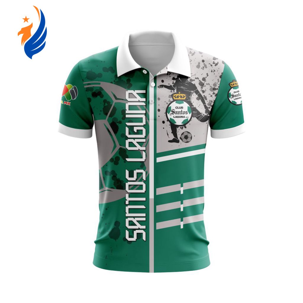 LIGA MX Club Santos Laguna Special Polo Design Concept Kits Gift for Men Women 3d Printed Hoodie LIGA MX Club Santos Laguna Special Polo Design Concept Kits Gift for Men Women 3d Printed Hoodie