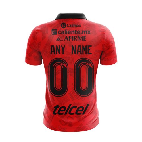 LIGA MX Club Tijuana 2023-2024 Home Aztec Design Polo