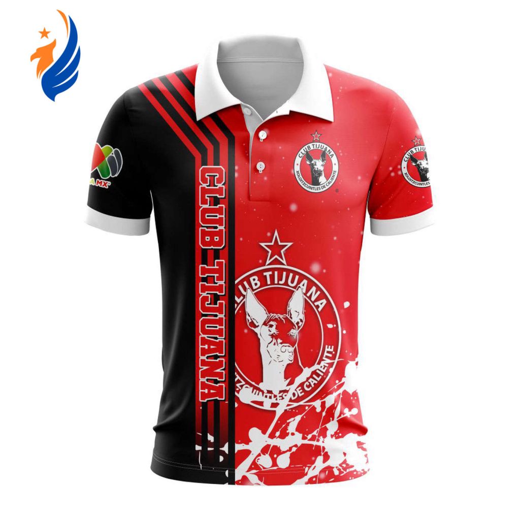 LIGA MX Club Tijuana New Design Polo For Fan Gift for Men Women LIGA MX Club Tijuana New Design Polo For Fan Gift for Men Women