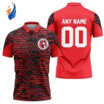 LIGA MX Club Tijuana Personalized Zipper Polo Gift for Men Women