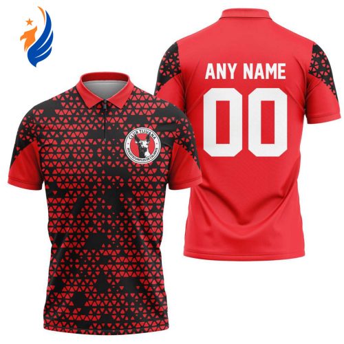 LIGA MX Club Tijuana Personalized Zipper Polo Gift for Men Women