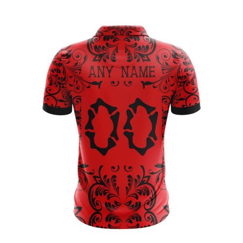 LIGA MX Club Tijuana Special Dia De Muertos Design Polo Gift for Men Women LIGA MX Club Tijuana Special Dia De Muertos Design Polo Gift for Men Women