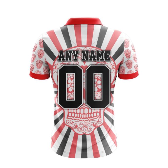 LIGA MX Club Tijuana Special Dia De Muertos Design Polo Gift for Men Women