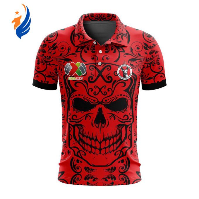 LIGA MX Club Tijuana Special Dia De Muertos Design Polo Gift for Men Women LIGA MX Club Tijuana Special Dia De Muertos Design Polo Gift for Men Women
